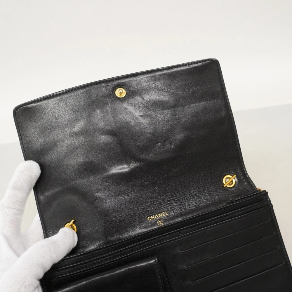 CHANEL Black Leather Wallet - Picture 6 of 11